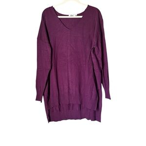 Chic Soul Plum Sweater | XL